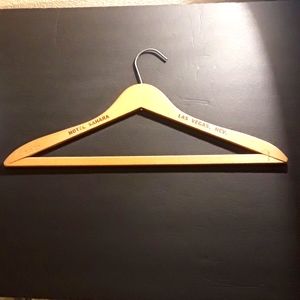 RARE VTG. SAHARA HOTEL LAS VEGAS WOOD COAT HANGER